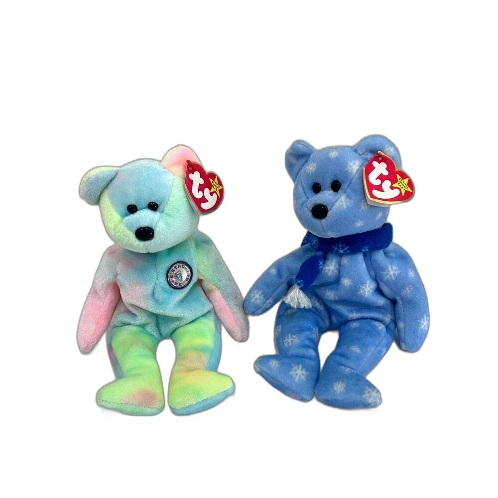 Vintage Collection of Ty Beanie Baby Bears. Spangle,Patriot,Erin,B.B. Bear - Picture 3 of 12